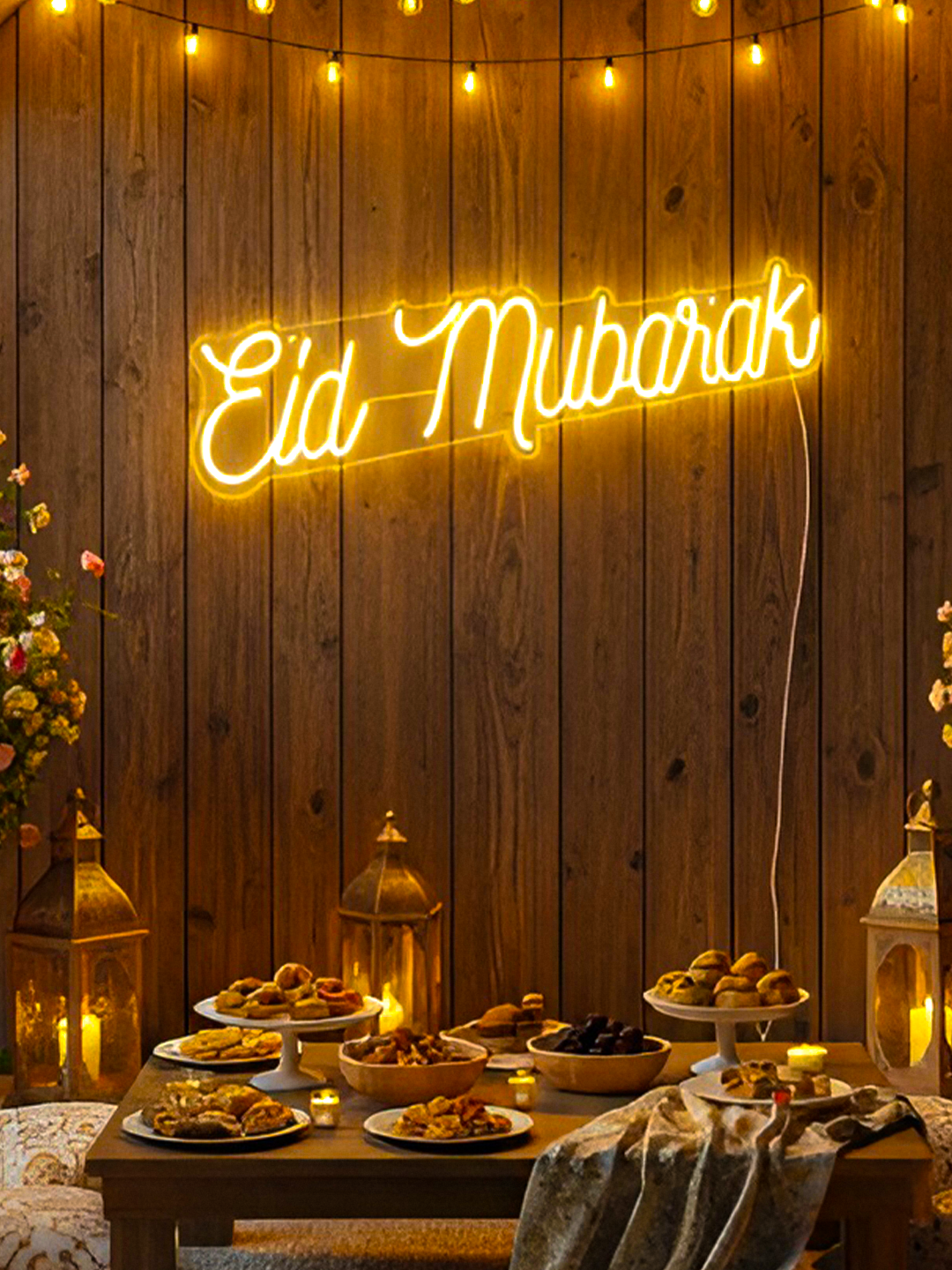 Eid Mubarak Neon Sign