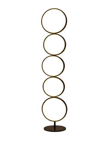 The Orbit Vertical Floor Lamp (5-Rings)