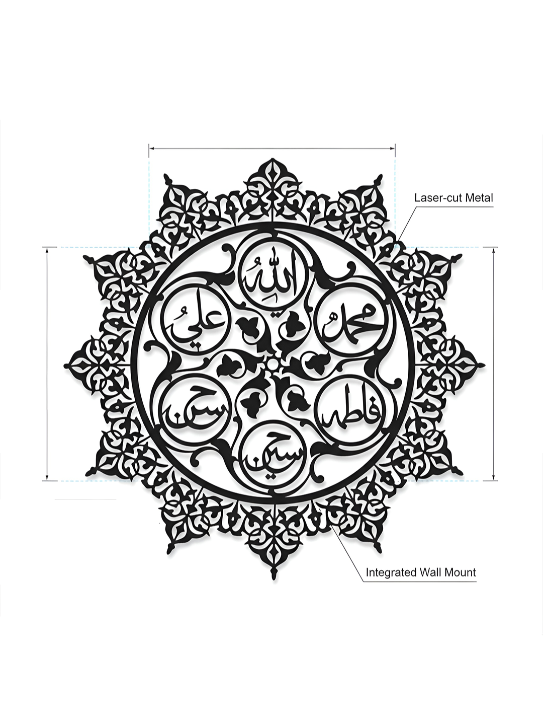 Panjtan Paak Medallion