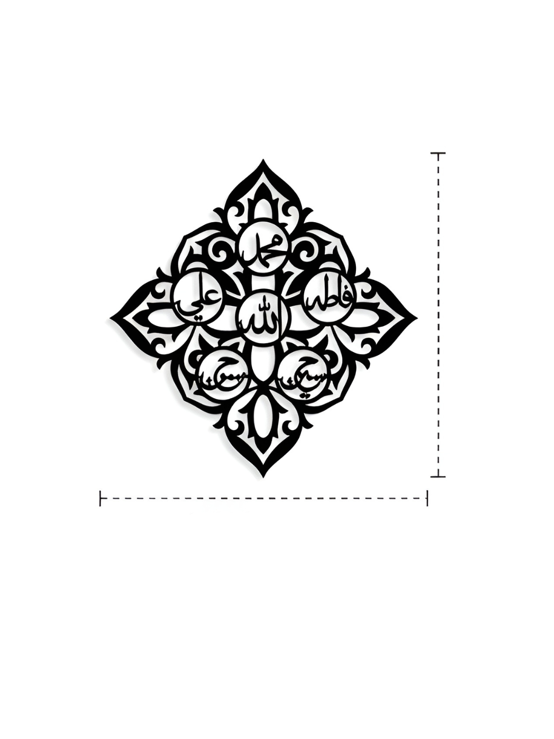 Diamond Panjtan Shield