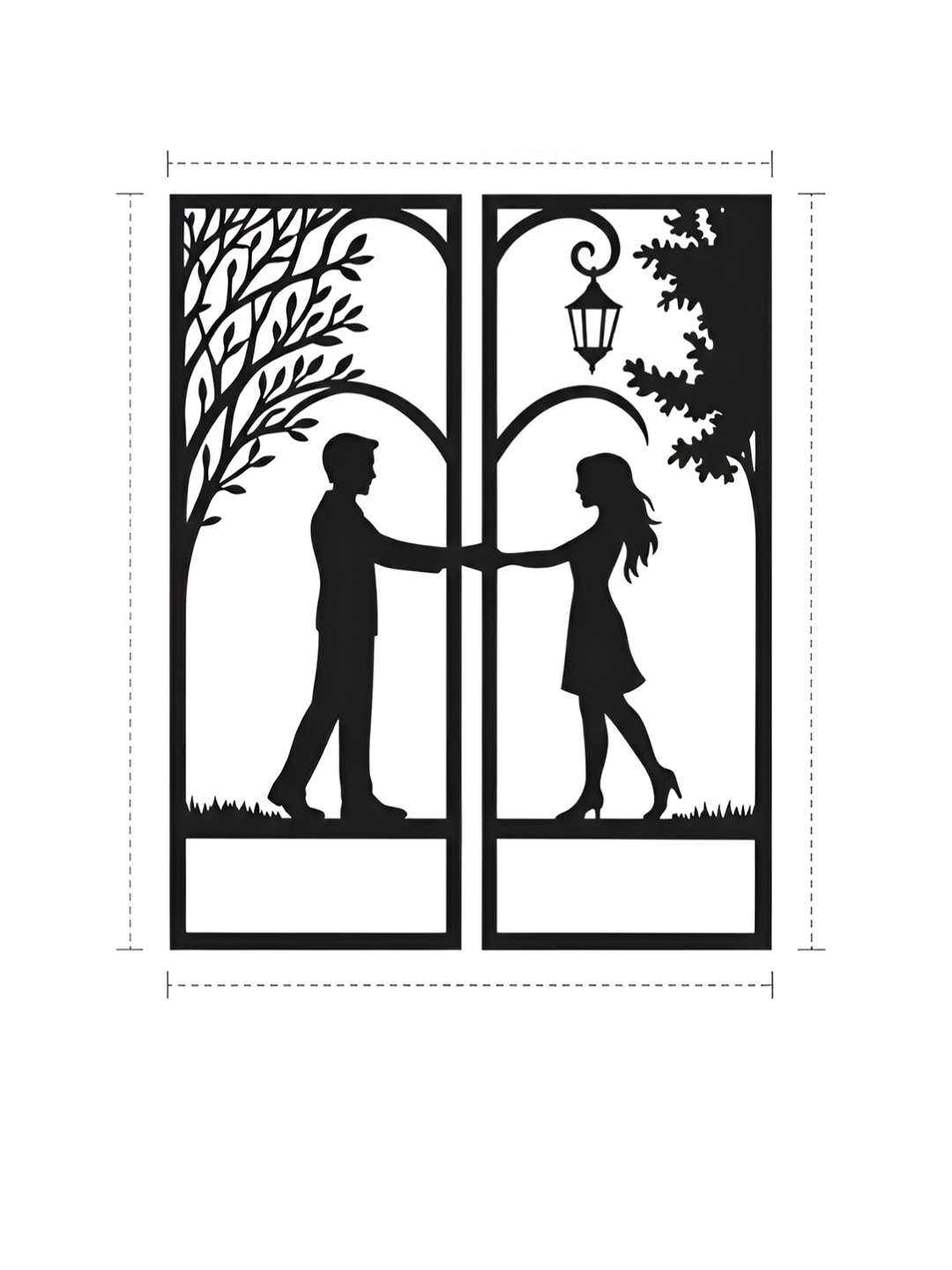 Midnight Stroll Silhouette
