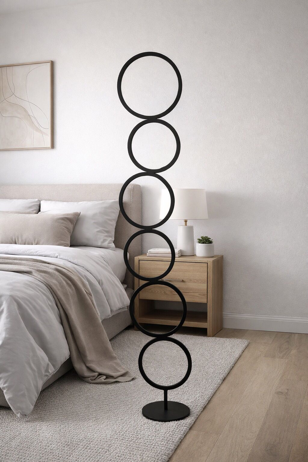 The Orbit Vertical Floor Lamp (6-Rings)